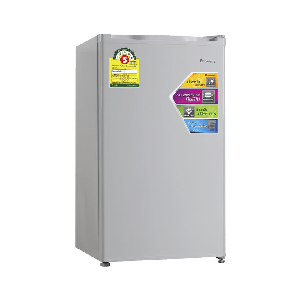 ตู้เย็นมินิบาร์ ACONATIC รุ่น AN-FR928 ขนาด 3.3 คิว สีเงิน